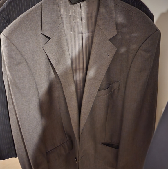 48L Baroni Couture Grey Super150s 100% Wool - Picture 1 of 7